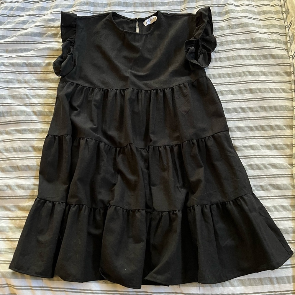 Petal & Pup Black “Amarah Dress”